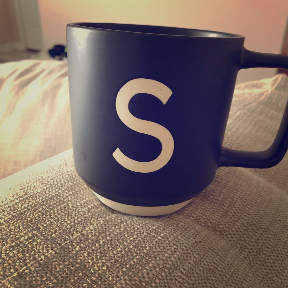 Stone Monogram mug